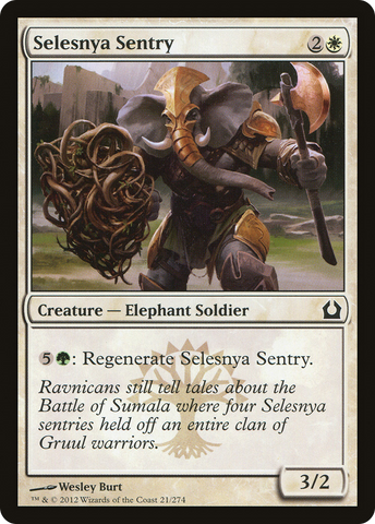 {C} Selesnya Sentry [Return to Ravnica][RTR 021]