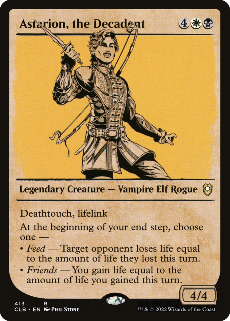 {R} Astarion, the Decadent (Showcase) [Commander Legends: Battle for Baldur's Gate][CLB 413]