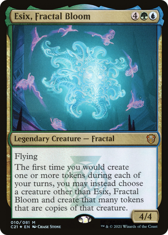 {R} Esix, Fractal Bloom [Commander 2021][C21 010]