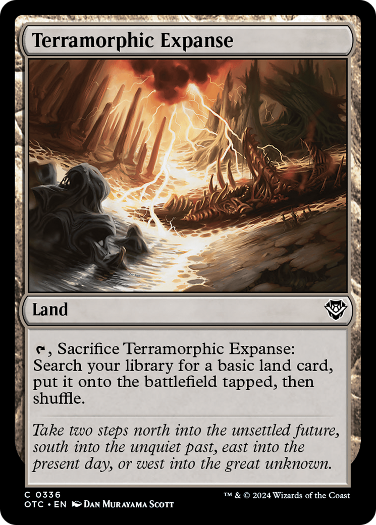 {C} Terramorphic Expanse [Outlaws of Thunder Junction Commander][OTC 336]