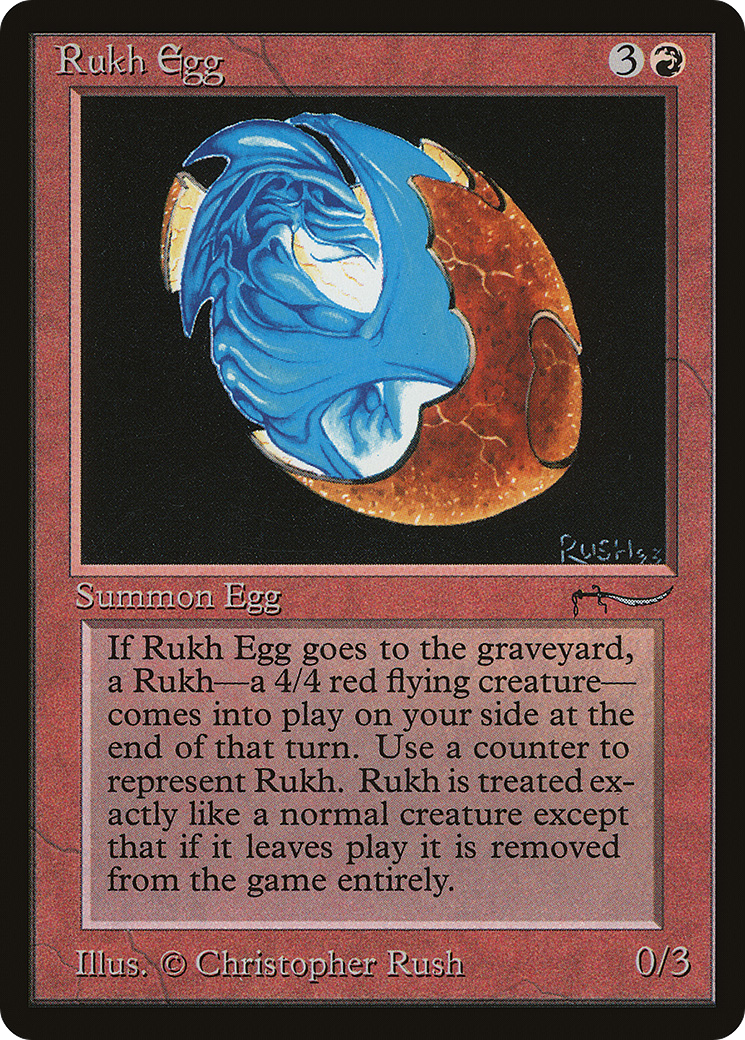 {C} Rukh Egg (Light Mana Cost) [Arabian Nights][LT ARN 043]