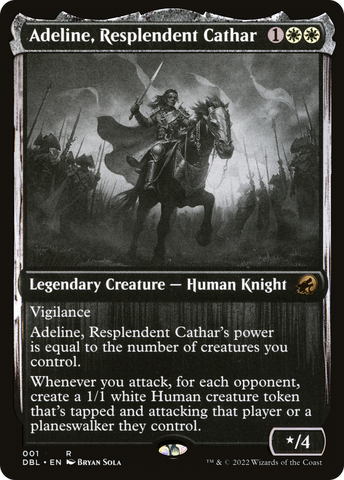 {R} Adeline, Resplendent Cathar [Innistrad: Double Feature][DBL 001]