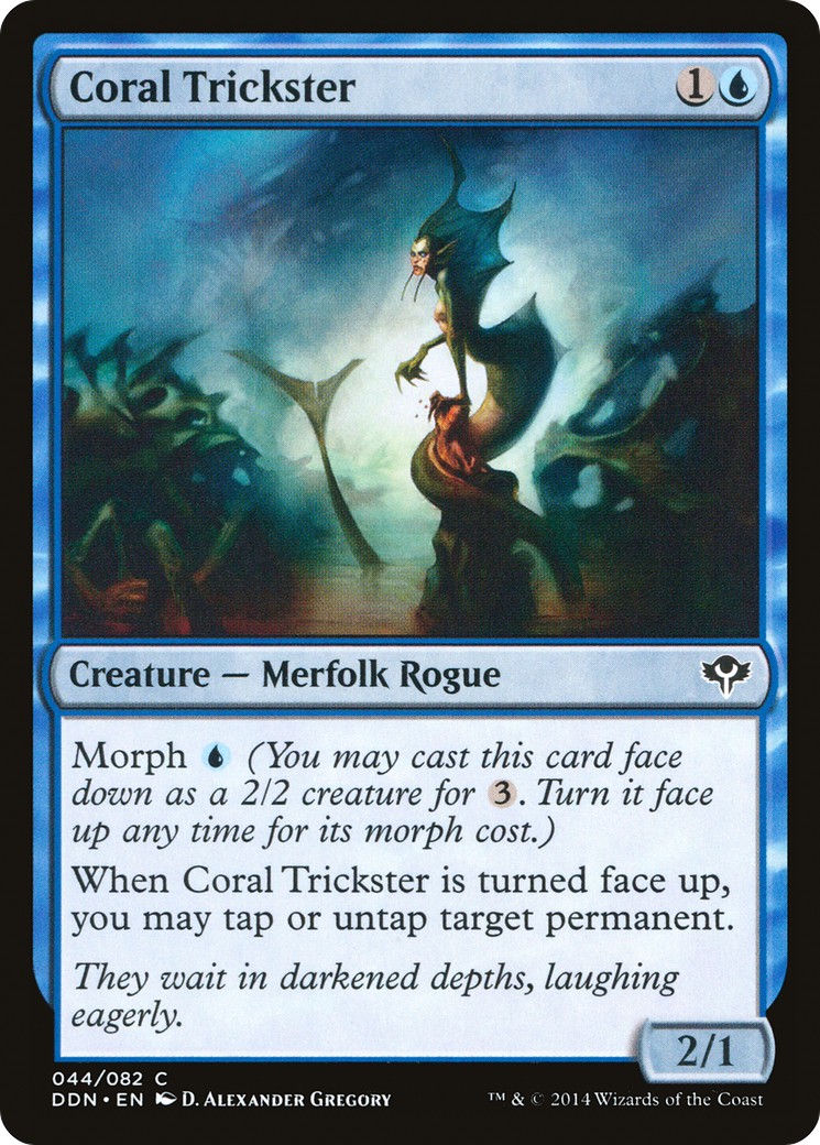 {C} Coral Trickster [Duel Decks: Speed vs. Cunning][DDN 044]