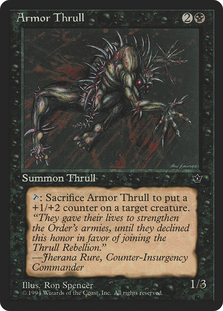 {C} Armor Thrull (Ron Spencer) [Fallen Empires][FEM 33B]