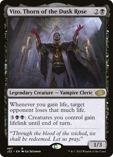 {R} Vito, Thorn of the Dusk Rose [Jumpstart 2022][J22 487]
