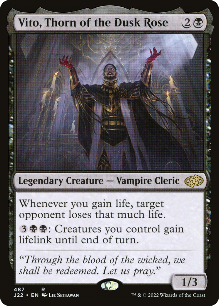 {R} Vito, Thorn of the Dusk Rose [Jumpstart 2022][J22 487]