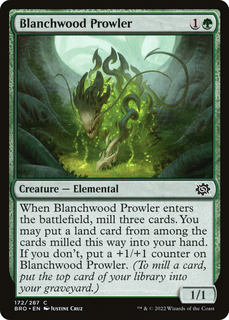 {C} Blanchwood Prowler [The Brothers' War][BRO 172]