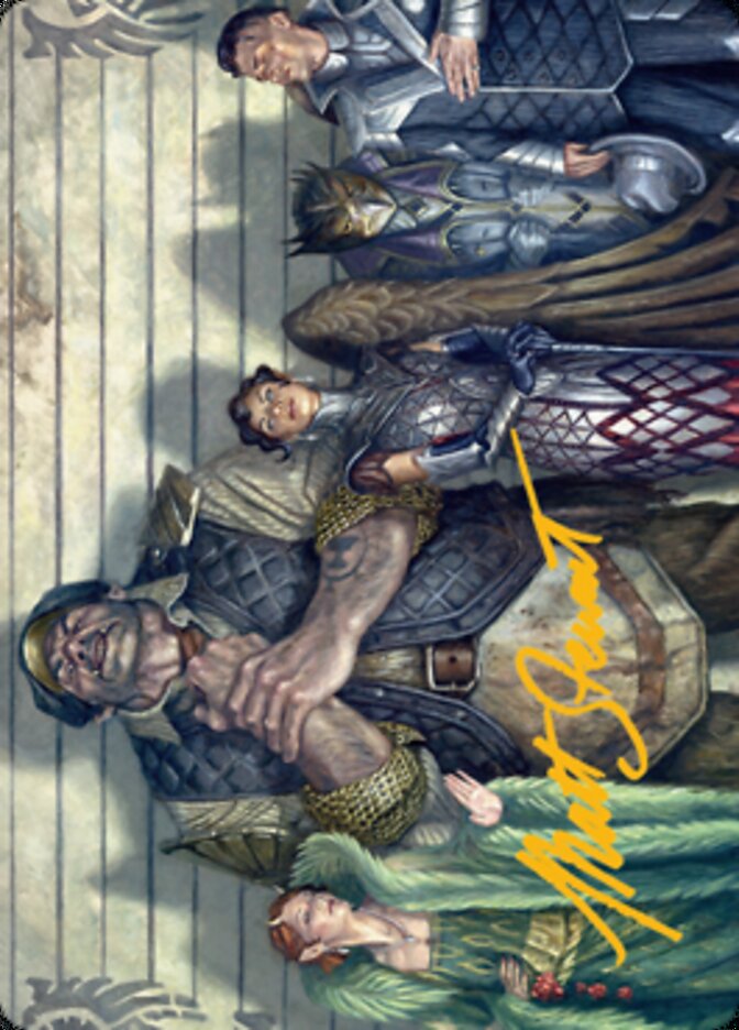 {A} Rogues' Gallery Art Card (Gold-Stamped Signature) [Streets of New Capenna Art Series][GS ASNC 017]