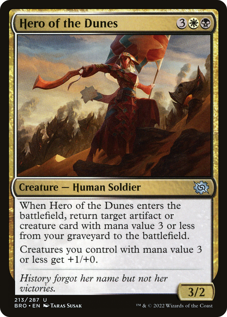 {C} Hero of the Dunes [The Brothers' War][BRO 213]