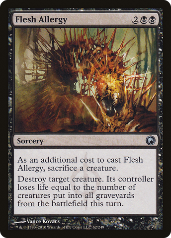 {C} Flesh Allergy [Scars of Mirrodin][SOM 062]