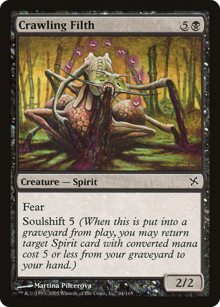 {C} Crawling Filth [Betrayers of Kamigawa][BOK 064]