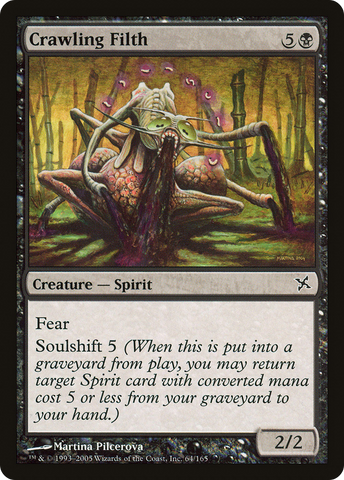 {C} Crawling Filth [Betrayers of Kamigawa][BOK 064]