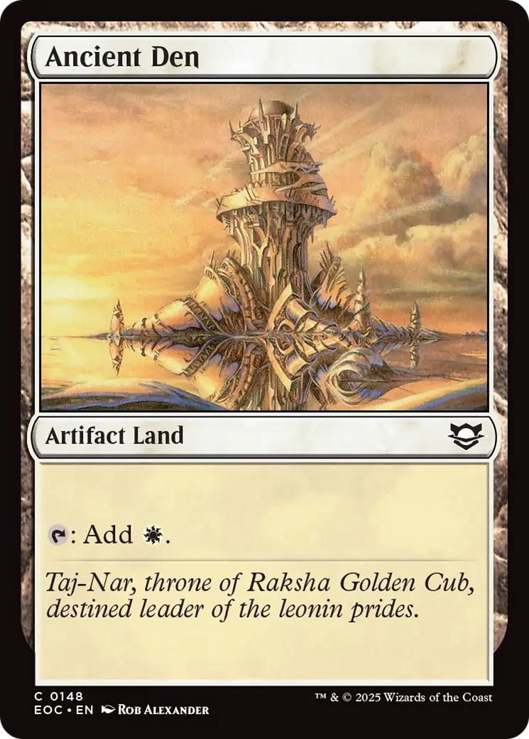 {@@ EOC C} Ancient Den [Edge of Eternities Commander][EOC 148]