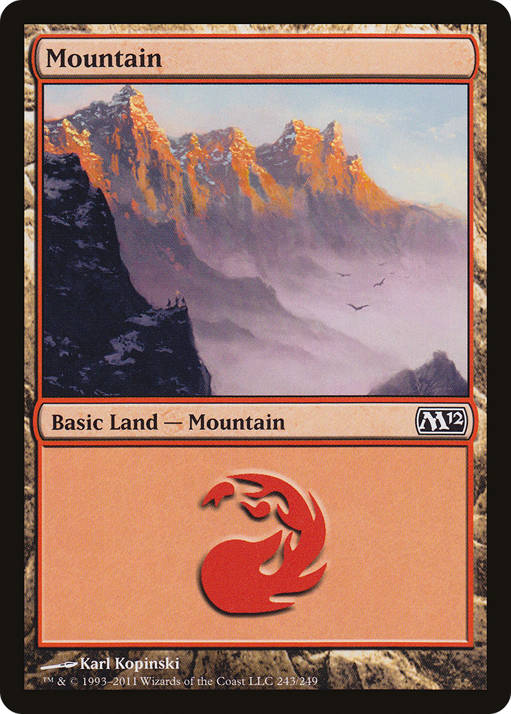 {B}[M12 243] Mountain (243) [Magic 2012]