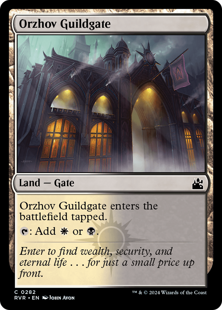 {C} Orzhov Guildgate [Ravnica Remastered][RVR 282]