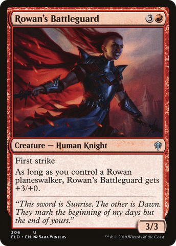 {C} Rowan's Battleguard [Throne of Eldraine][ELD 306]