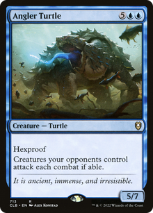 {R} Angler Turtle [Commander Legends: Battle for Baldur's Gate][CLB 713]