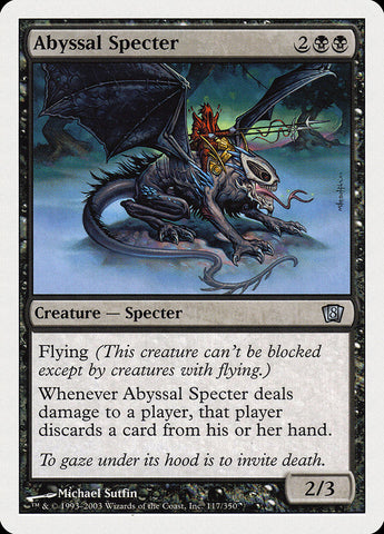 {C} Abyssal Specter [Eighth Edition][8ED 117]