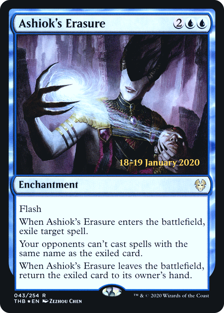 {R} Ashiok's Erasure [Theros Beyond Death Prerelease Promos][PR THB 043]