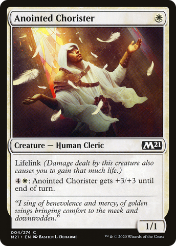{C} Anointed Chorister [Core Set 2021][M21 004]