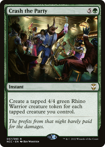 {R} Crash the Party (Promo Pack) [Streets of New Capenna Commander Promos][PP NCC 057]