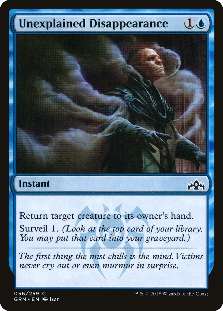 {C} Unexplained Disappearance [Guilds of Ravnica][GRN 056]