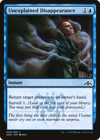 {C} Unexplained Disappearance [Guilds of Ravnica][GRN 056]