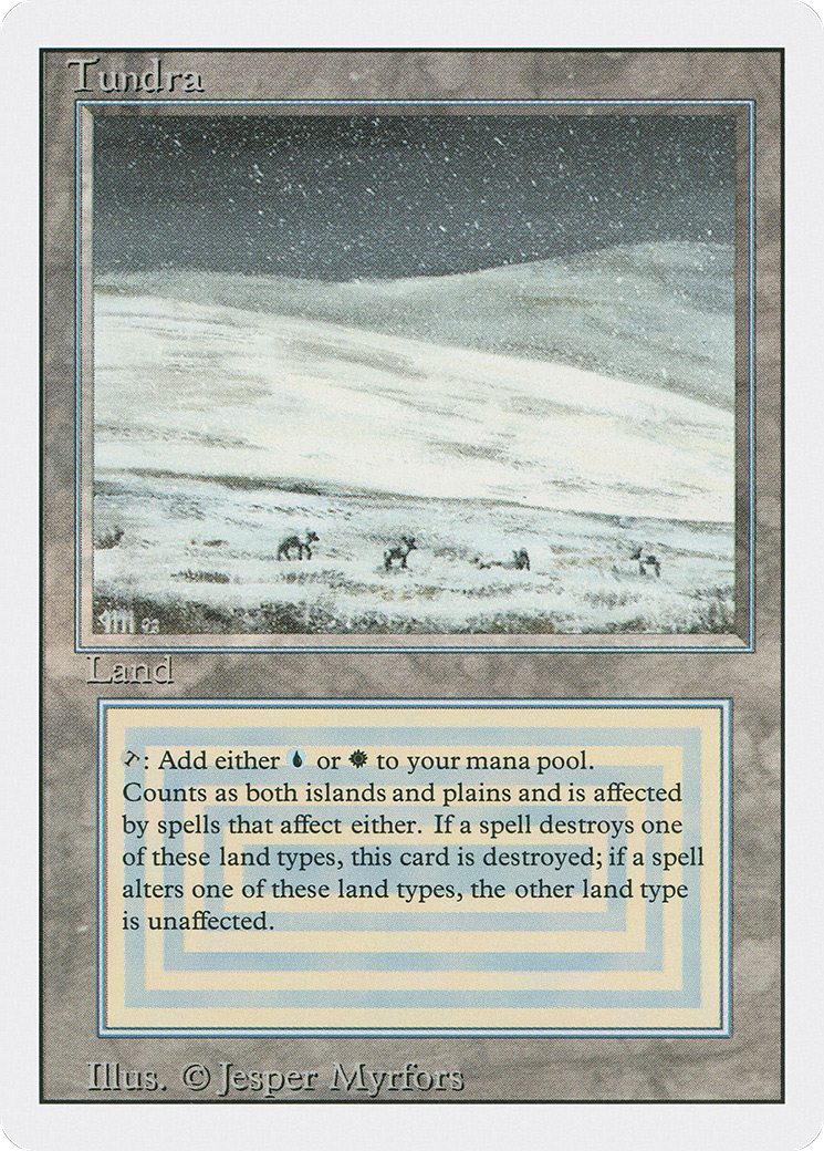 {R} Tundra [Revised Edition][3ED 289] - Misty Mountain Games