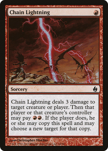 {C} Chain Lightning [Premium Deck Series: Fire and Lightning][PD2 016]