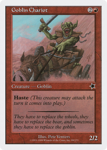 {C} Goblin Chariot [Starter 1999][S99 099]