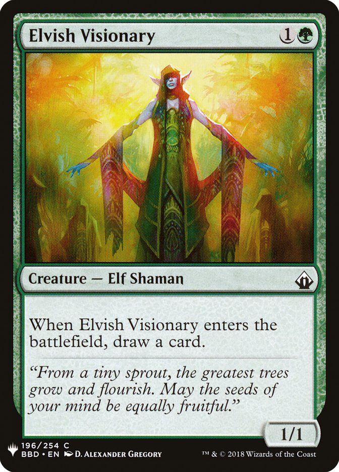 {C} Elvish Visionary [Mystery Booster][MB1 BBD 196]