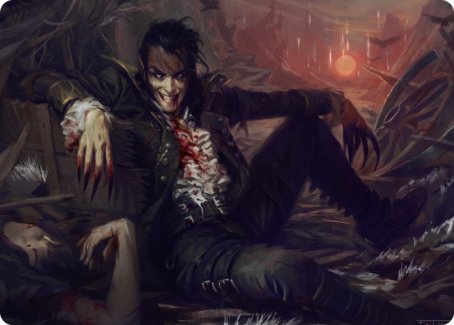 {A} Arrogant Outlaw Art Card [Innistrad: Midnight Hunt Art Series][AMID 033]