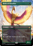 {R} Birds of Paradise (Anime Borderless) [Ravnica Remastered][RVR 432]