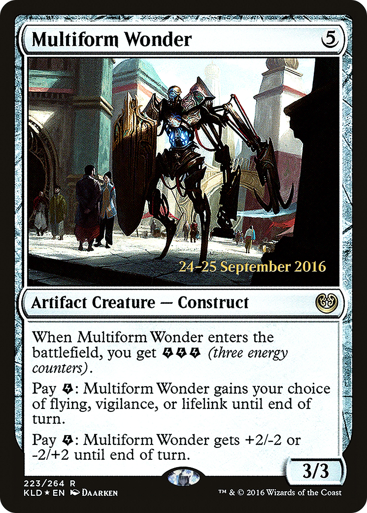 {R} Multiform Wonder [Kaladesh Prerelease Promos][PR KLD 223]