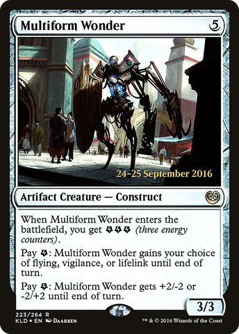 {R} Multiform Wonder [Kaladesh Prerelease Promos][PR KLD 223]