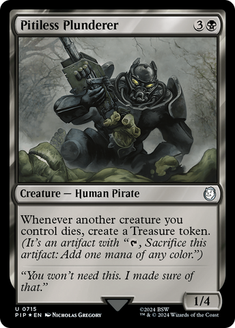 {C} Pitiless Plunderer (Surge Foil) [Fallout][PIP 715]