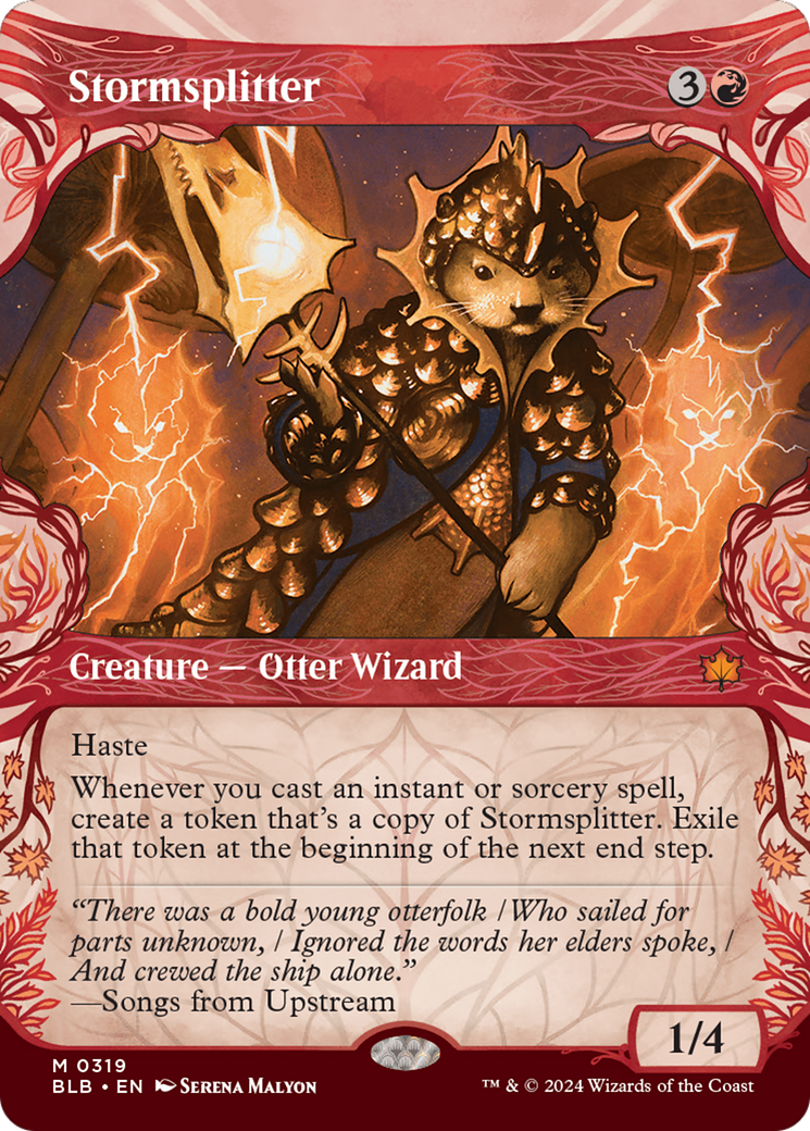 {@R} Stormsplitter (Showcase) [Bloomburrow][BLB 319]