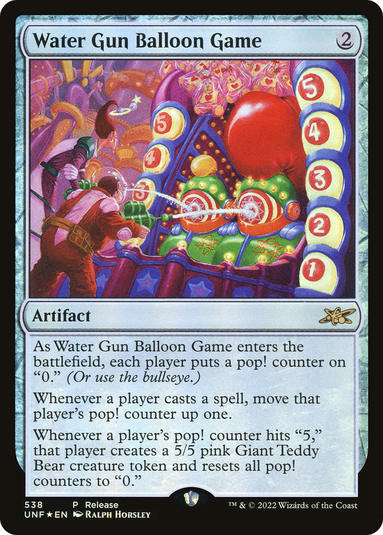 {R} Water Gun Balloon Game [Unfinity][UNF 538]