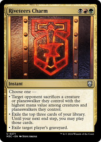 {C} Riveteers Charm [Modern Horizons 3 Commander][M3C 271]