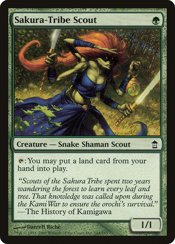 {C} Sakura-Tribe Scout [Saviors of Kamigawa][SOK 144] - Misty Mountain Games