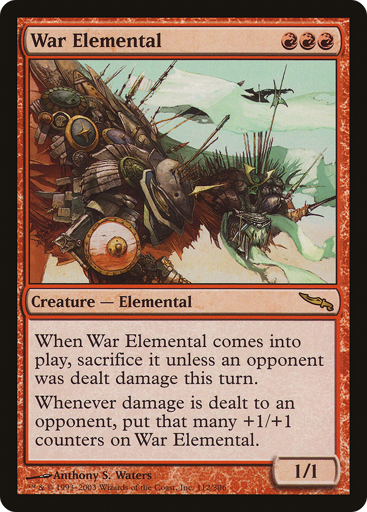 {R} War Elemental [Mirrodin][MRD 112]