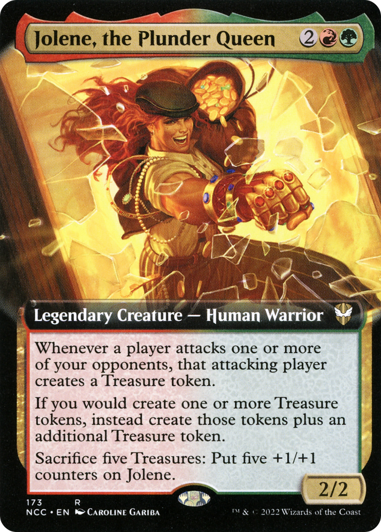 {R} Jolene, the Plunder Queen (Extended Art) [Streets of New Capenna Commander][NCC 173]