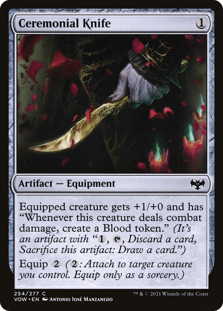 {C} Ceremonial Knife [Innistrad: Crimson Vow][VOW 254]