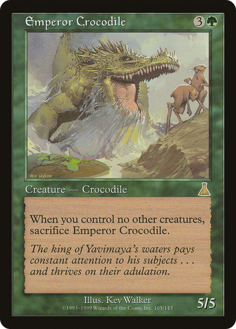 {R} Emperor Crocodile [Urza's Destiny][UDS 105]
