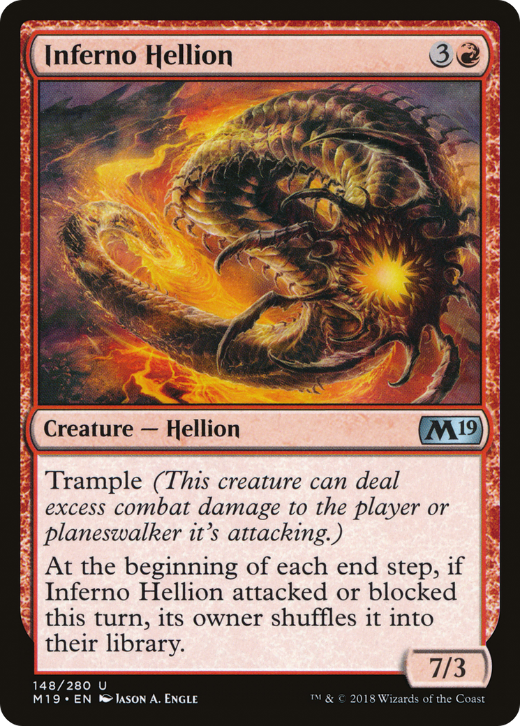 {C} Inferno Hellion [Core Set 2019][M19 148]