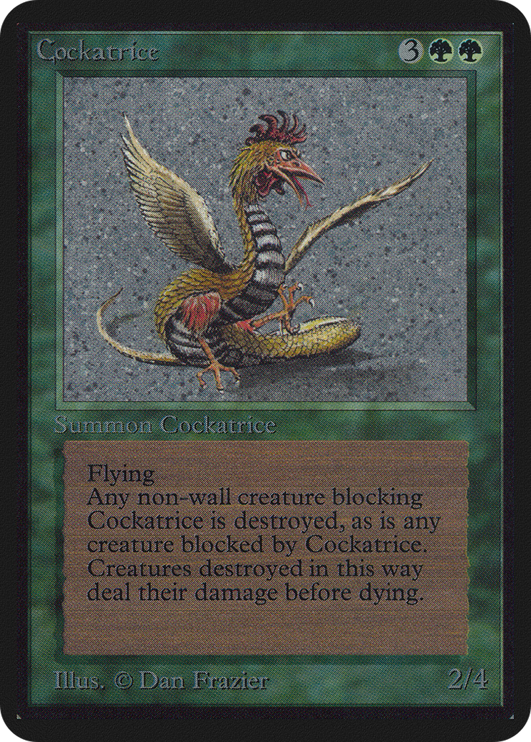 {R} Cockatrice [Alpha Edition][LEA 189]