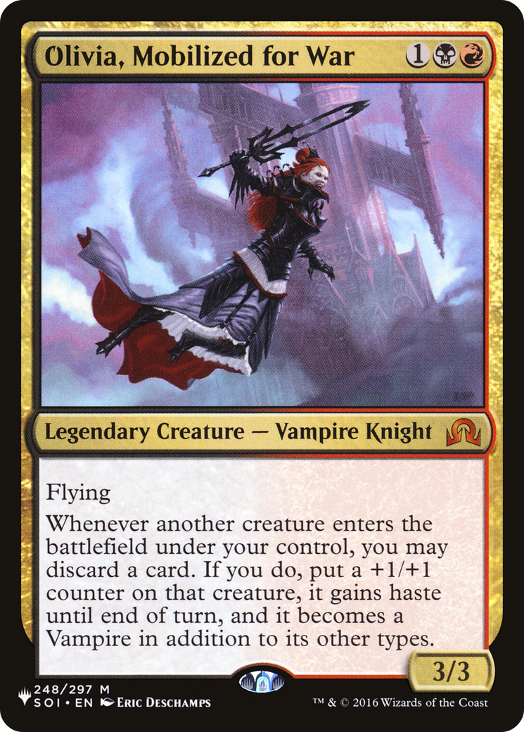 Olivia, Mobilized for War [LIST 248/297]