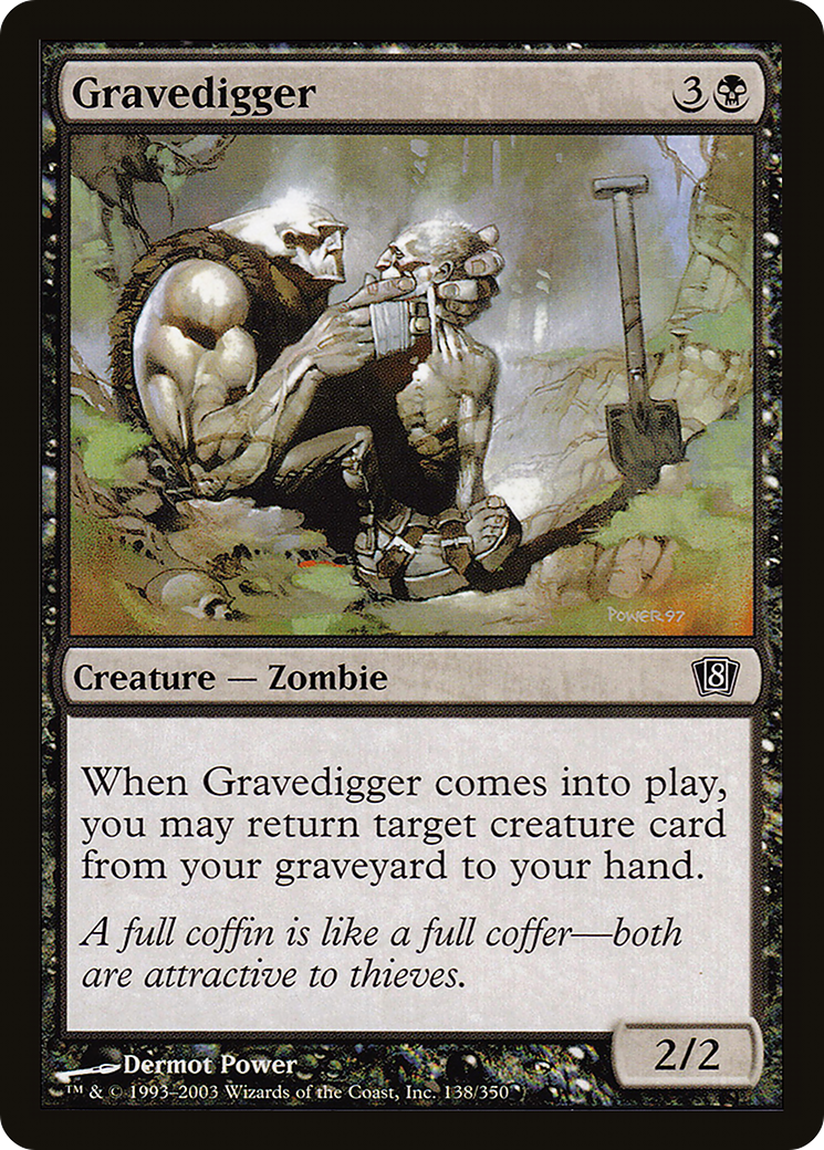 {C} Gravedigger [Eighth Edition][8ED 138]