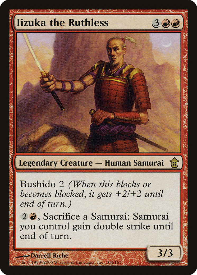 {R} Iizuka the Ruthless [Saviors of Kamigawa][SOK 104]