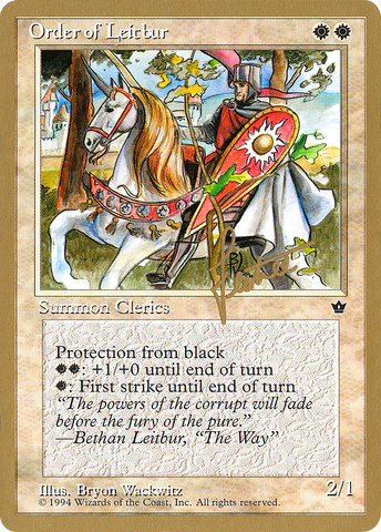 {C} Order of Leitbur (Male) (Bertrand Lestree) [Pro Tour Collector Set][GB PTC BL16B]